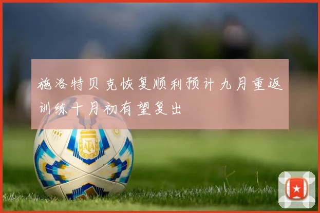 施洛特贝克恢复顺利预计九月重返训练十月初有望复出